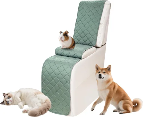 Vista 68 de Fundas impermeables para sofá reclinable seccional en forma de L, 7 piezas, antideslizantes, lavables, juego de fundas reclinables para mascotas
