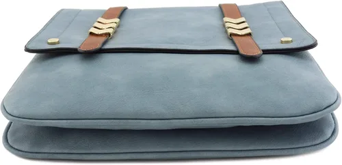 Vista 4 de ALYSSA Bolsa cruzada con doble compartimento y solapa grande