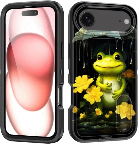 Vista 172 de Funda para iPhone Air con soporte integrado, a prueba de golpes, polvo y caídas, 3 capas, grado militar, funda protectora para iPhone Air de 6.5