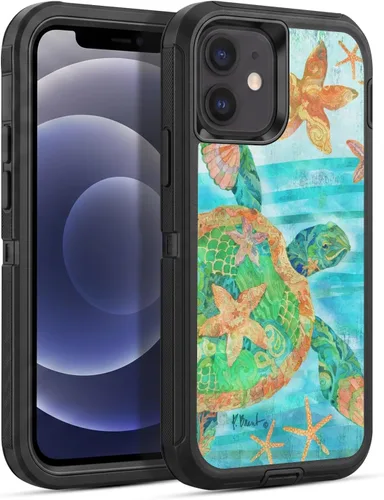 Vista 158 de Head Case Designs Officially Licensed Paul Brent Agate Mermaid Coastal Gel Armor Case [Military Grade Drop Protection] Compatible with Apple iPhone