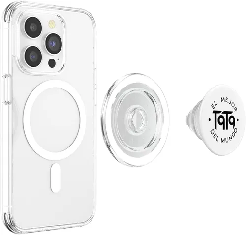 Vista 4 de El Mejor Tata Del Mundo Father's Day Saying Proud Dad Quotes PopSockets MagSafe PopGrip for iPhone