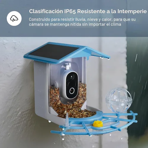 Vista 9 de Luna Smart Bird Feeder Cámara, identificación de especies de aves AI mejorada 2K