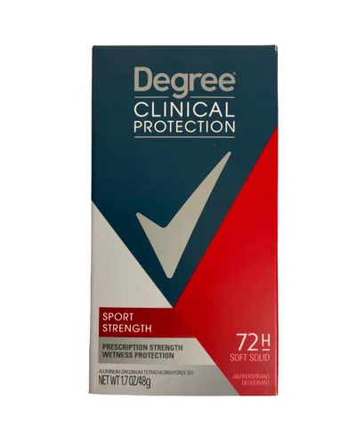 Vista 2 de Degree Clínico + Antitranspirante y Desodorante Sólido Sport Strength 1.70 oz