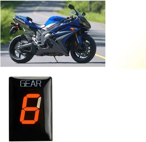 Vista 4 de Indicador de engranaje de motocicleta, indicador de engranaje de motocicleta, medidor de pantalla de velocidad para FZ1 FZ1N FZ 1 1N FZ1S FZ8 FZ16