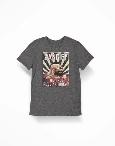Vista 6 de Street Fighter Zangief The True Russian Threat Graphic Camiseta para hombre