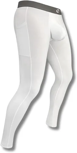 Vista 17 de RM Real Men Leggings de nailon para correr, tamaño de bolsa personalizada ABCD, cintura XS-5XL, pantalones de yoga, medias, capa base para clima