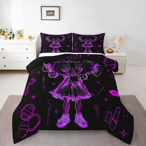 Vista 39 de Erosebridal Yoga Gifts Comforter Set for Kids Boys Girls Yoga Chakras Bedding Sun and Moon Duvet Set Boho Tribal Comforter Twin with 1 Pillowcase