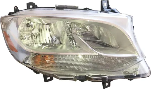 Vista 8 de Faro delantero de repuesto cromado para el lado izquierdo del conductor montaje completo para Mercedes-Benz Sprinter Freightliner Sprinter Lado