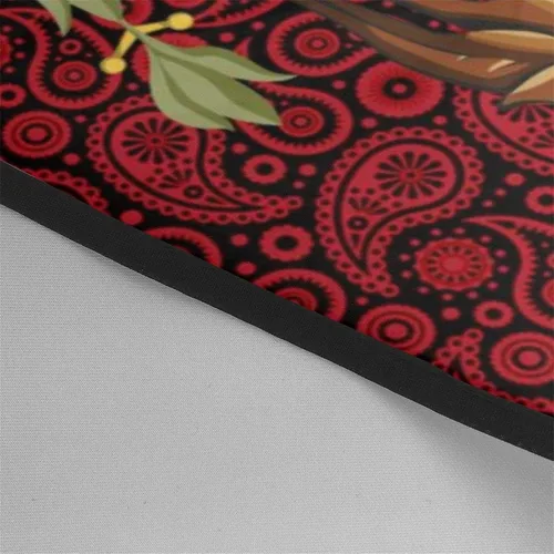 Vista 6 de Bandera de cachemira de México para salón de belleza, capa de corte de pelo para peluquería y peluquería delantal, accesorio de peinado para unisex