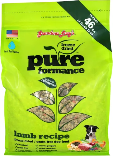 Vista 19 de GrandmaLucy Pureformance - Receta de pollo liofilizada sin granos para perros, 1 libras