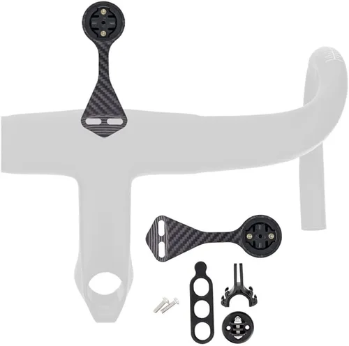 Vista 3 de Manillar Aero integrado en la parte delantera de ciclismo para computadora de carretera compatible con Garmin, para XOSS G G+ y accesorio de luz