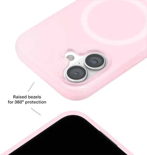 Vista 828 de VELVET CAVIAR Funda para iPhone 15, compatible con MagSafe, probada contra caídas de 10 pies, fundas protectoras de diseño, leopardo color rosa