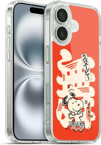 Vista 161 de Carcasa de gel para iPhone 7 Plus/iPhone 8 Plus, diseño de Snoopy Oriental de Peanuts, Badges