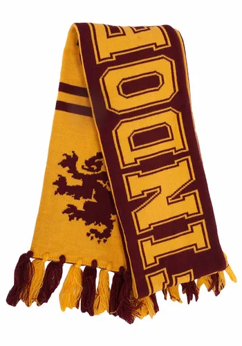 Vista 2 de Bufanda Reversible de Punto de Gryffindor Multicolor
