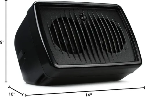 Vista 8 de Galaxy Audio HS7 Hot Spot Monitor Personal con Control de Volumen, Negro