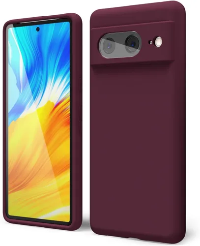 Vista 187 de oakxco para Google Pixel 6A Funda de teléfono de silicona líquida, diseño estético lindo y delgado para mujer y niña, cubierta de gel suave, lisa