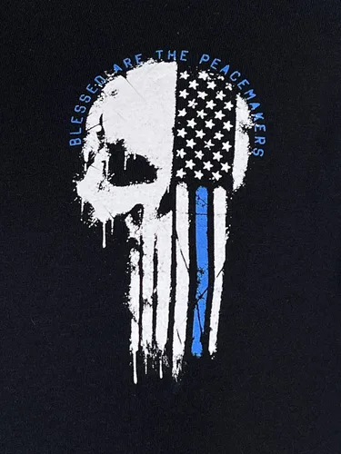 Vista 4 de Howitzer Style Camiseta para hombre Blessed Peacemakers Military Grunt MFG