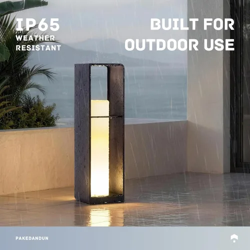 Vista 4 de Lámpara de pie de esquina LED, impermeable al aire libre
