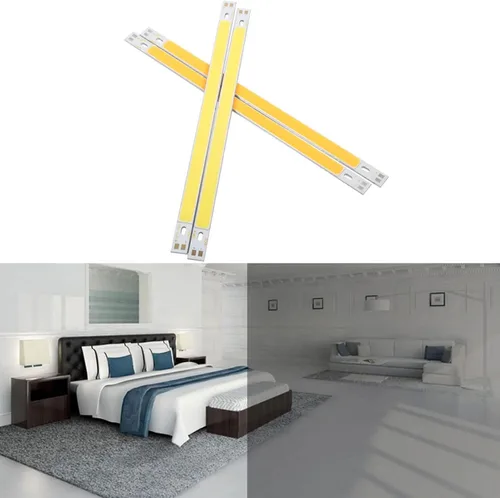 Vista 5 de Tira de luz LED COB, 2 unidades, luz de tubo LED, 12-14 V para debajo del gabinete, barra de luz LED para lámpara de mesa de cocina, mesa de trabajo