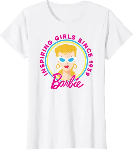 Vista 21 de Barbie - Camiseta inspiradora del 60 aniversario para niñas desde los 59 Negro