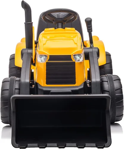 Vista 3 de Freddo Toys Excavadora de 12 V para niños pequeños de 3 a 8 años. Luces LED. Control remoto parental