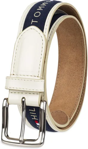Vista 13 de Tommy Hilfiger Men's Fabric Inlay Casual Belt with Classic Harness Buckle