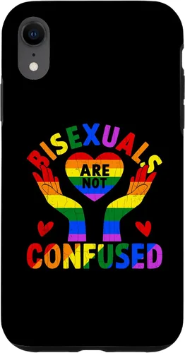 Vista 24 de iPhone 16 LGBTQ Gay Lesbian Funny Bisexuals Not Confused Pride Graphic Case