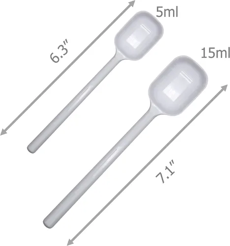 Vista 7 de EIKS 4 juegos de cucharaditas de mango largo cucharas medidoras