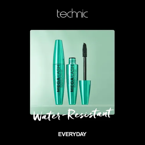 Vista 3 de Technic Máscara de pestañas resistente al agua Mega Lash