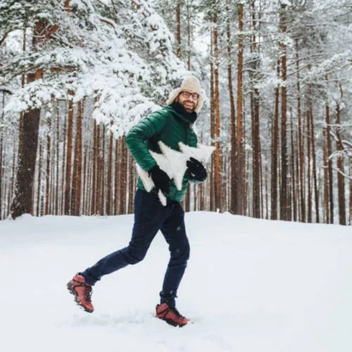 Vista 2 de 6 pares de guantes mágicos de invierno para mujeres y hombres, para clima frío, térmicos, cálidos, guantes elásticos, guantes de punto negro