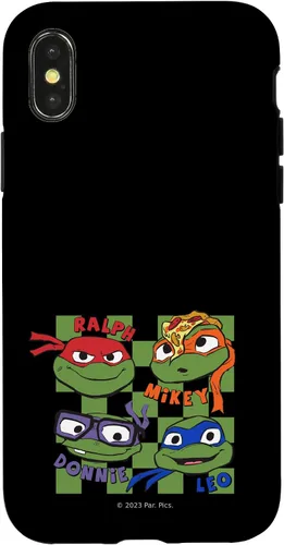 Vista 5 de iPhone 12/12 Pro Teenage Mutant Ninja Turtles: Mutant Mayhem Turtle Heads Case