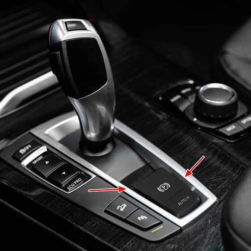 Vista 3 de X AUTOHAUX Botón de interruptor de control de freno de estacionamiento para BMW X5 2007-2013 para BMW X6 2008 2009 2010 2011 2012 2013 2014