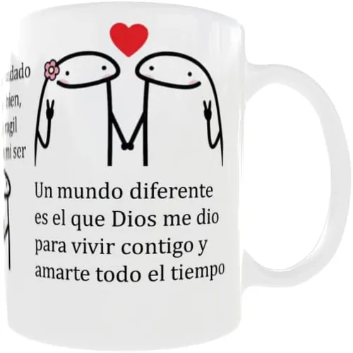 Vista 4 de Un mundo diferente cancion en taza/taza flork/regalo cristiano/regalo de amor/taza de amor/dannielas designs (15 oz)