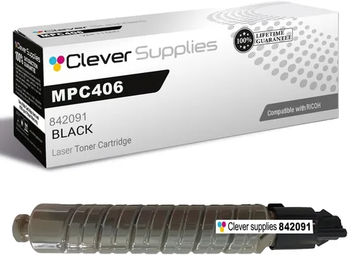 Vista 52 de CS - Cartucho de tóner compatible para Ricoh C220 406046 Color negro láser Aficio SP C220 Aficio SP C220A Aficio SP C220DN Aficio SP C220N Aficio SP