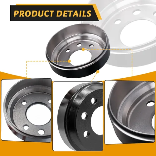 Vista 3 de CLUBRALLY Golf Cart Brake Drum/Hub Kit, Applicable to Yamaha G1, G22, G29 1978-Up Gas or Electric Golf Cart, OEM#JW8-G6521-00-00
