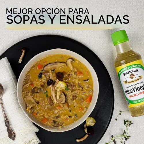 Vista 4 de Marukan Vinagre de arroz elaborado auténtico, 1 galón (paquete de 1)