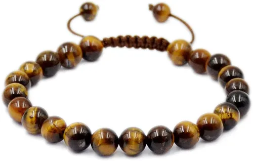 Vista 17 de AD Beads Pulseras de piedras preciosas unisex de 0.315 pulgadas (0.315 in), macramé curativo ajustable de 7 a 9 pulgadas Usa esta pulsera
