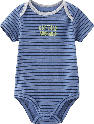 Vista 4 de Conjunto de canastilla para bebé, 9 piezas, conjunto de mamelucos y pantalones, conjunto de regalo unisex para bebé