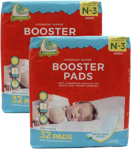 Vista 8 de Almohadillas elevadoras de pañales durante la noche, detén fugas durante la noche, insertos de pañales con adhesivo para pieles sensibles – Se