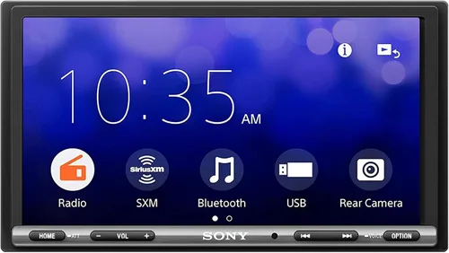 Vista 2 de Sony XAV-AX3200 Receptor multimedia de 7 pulgadas con Apple CarPlay/Android Auto