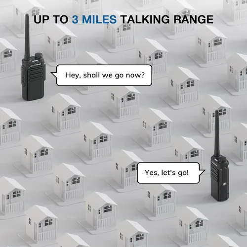 Vista 6 de BAOFENG Radio MP31 GMRS Radio portátil de dos vías, walkie talkies recargables impermeables con escaneo y recepción NOAA, compatible con repetidor