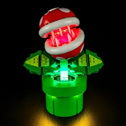 Vista 2 de BRIKSMAX Kit de iluminación LED para Lego-71426 Piranha Plant - Compatible con Lego Super Mario Building Set- No incluye Lego Set