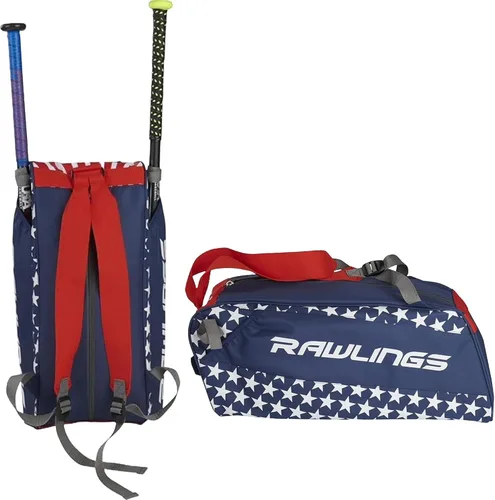 Vista 8 de Rawlings REMIX Duffel Equipment Bag T-Ball & Youth Baseball/Softball Multiple