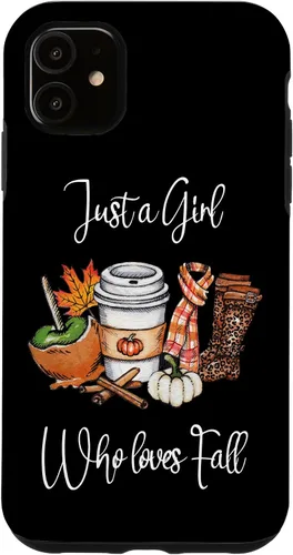 Vista 8 de iPhone 12 Pro Max Just A Girl Who Loves Fall Pumpkin Spice Boot Estuche de regalo de girasol