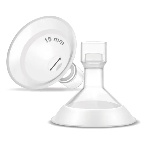 Vista 36 de Maymom MyFit Crater Series - Protector de pecho pequeño de 0.394 in con diseño de dos piezas compatible con piezas de bomba Medela; reemplazo