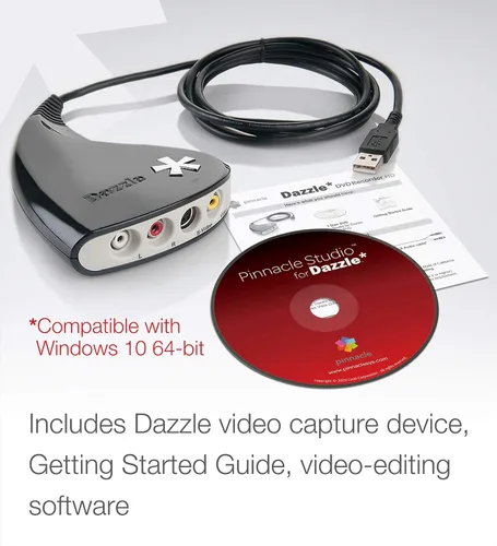 Vista 7 de Corel Dazzle Dvd Recorder Hd Video Capture Device + Video Editing Software [Pc Disc]