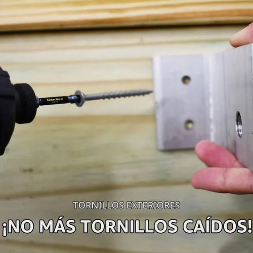 Vista 5 de Velocity Estuche de Sitio de Tornillos para Madera Exterior - Kit Surtido de Tornillos para Madera en 7 Tamaños, Tecnología Stick Tight, Incluye 4