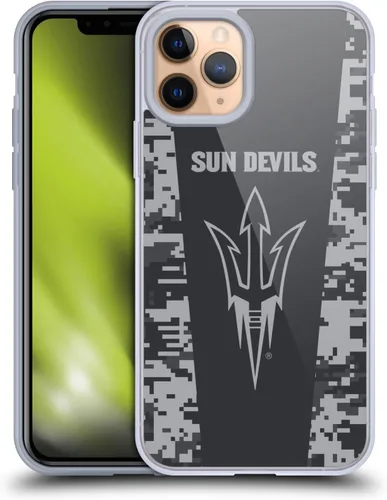 Vista 19 de Head Case Designs Funda de gel ASU Camou con licencia oficial de la Universidad Estatal de Arizona [protección de grado militar] compatible