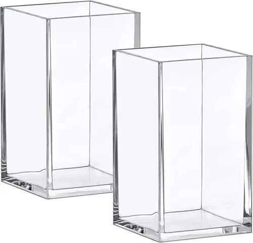 Vista 5 de Amazing Abby - Penelope - Paquete de 2 soportes para bolígrafos, soporte acrílico para bolígrafos, organizador de plástico transparente