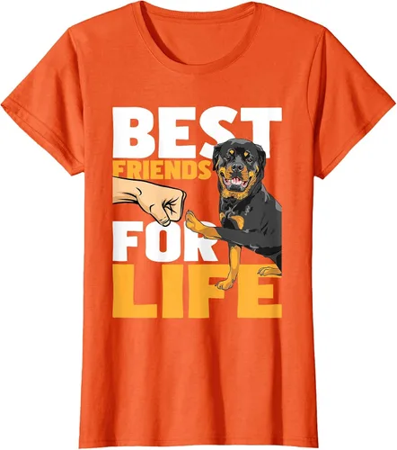 Vista 54 de Best Friends for Life - Rottweiler Animal Dog Lover Breeder T-Shirt